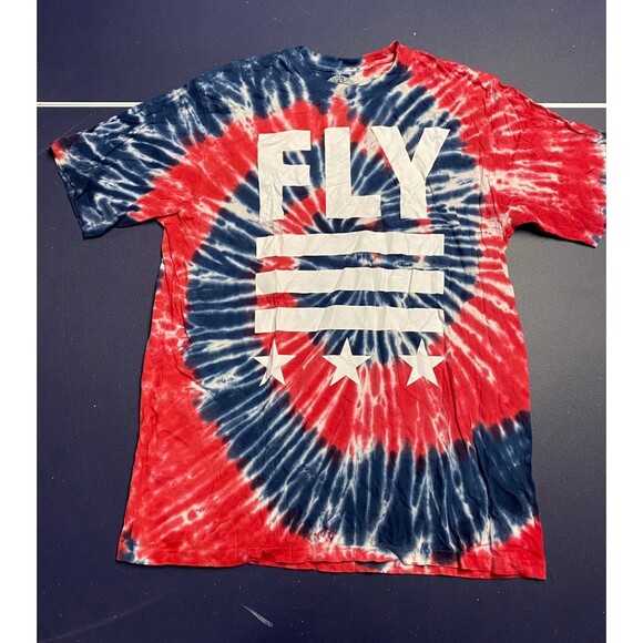 Tie dye BORN FLY canvas shirt size large men - Picture 1 of 4
